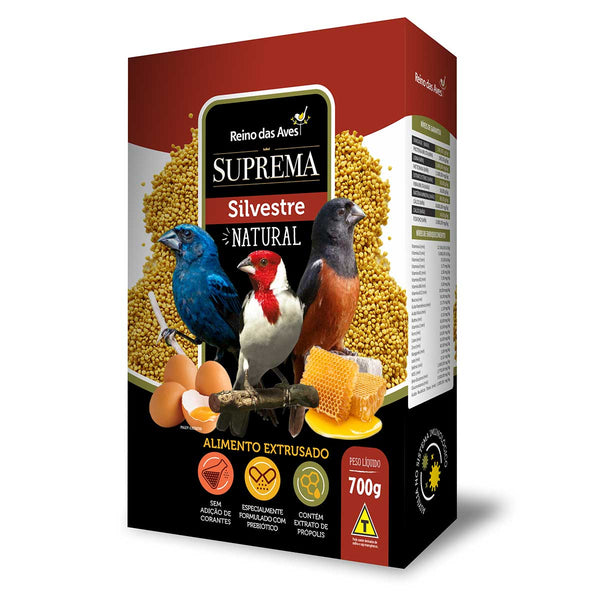 Ração Suprema Silvestre Natural 700g - Reino das Aves