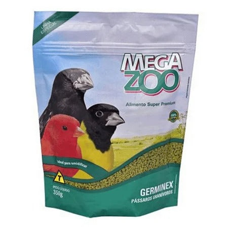 Extrusada Germinex Pássaros Granívoros 350g - Megazoo