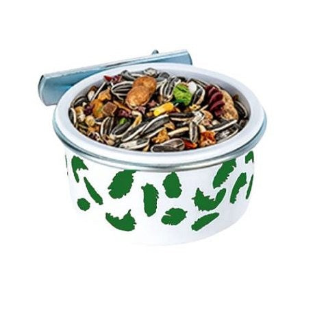 Comedouro Bico Torto com Suporte N2 - 400ml Verde - Injetfour