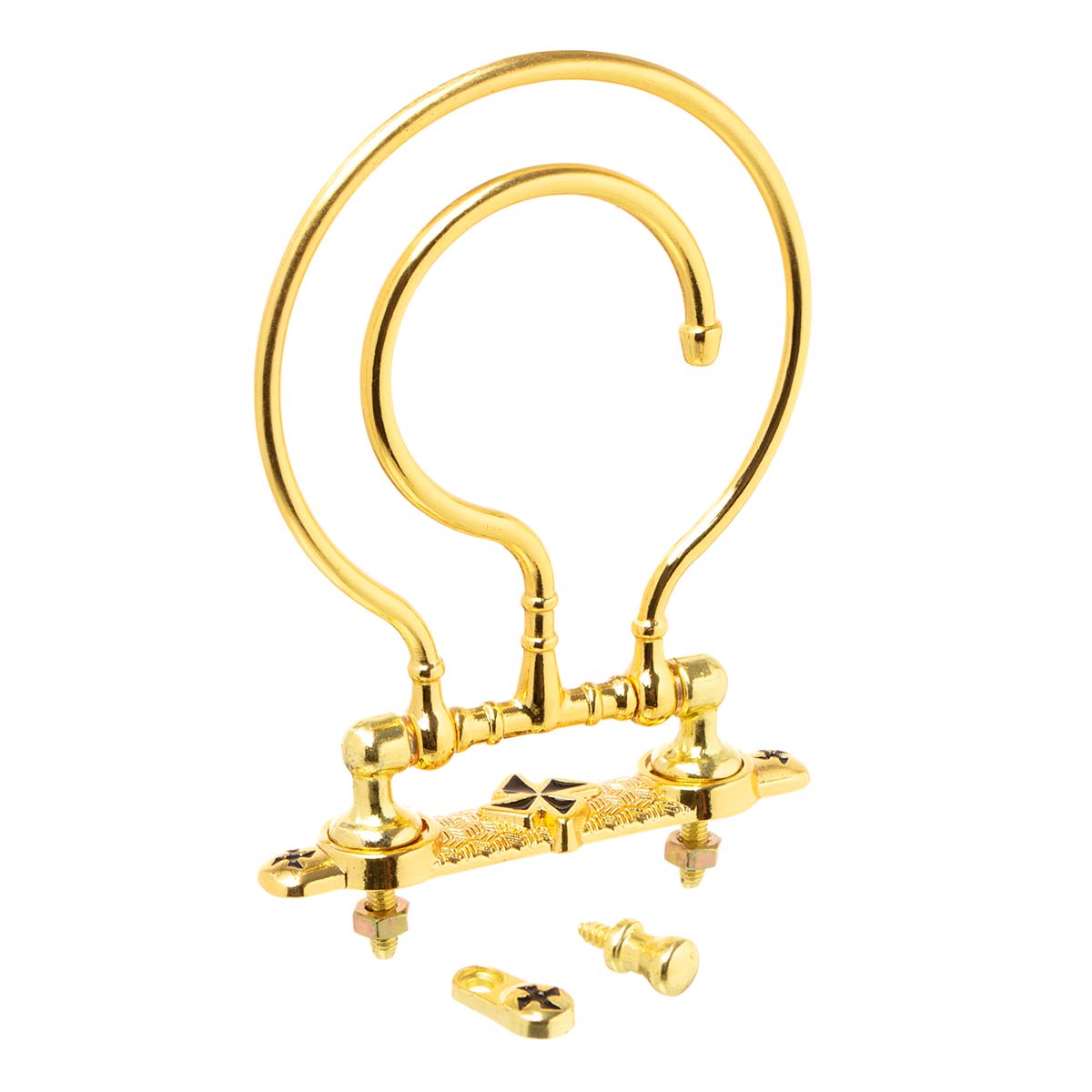Alça Dourada Super Luxo para Gaiolas de Pássaros - Grande