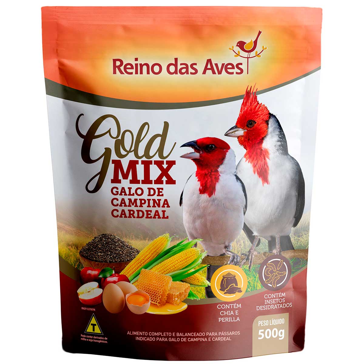 Galo de Campina e Cardeal Gold Mix - 500g