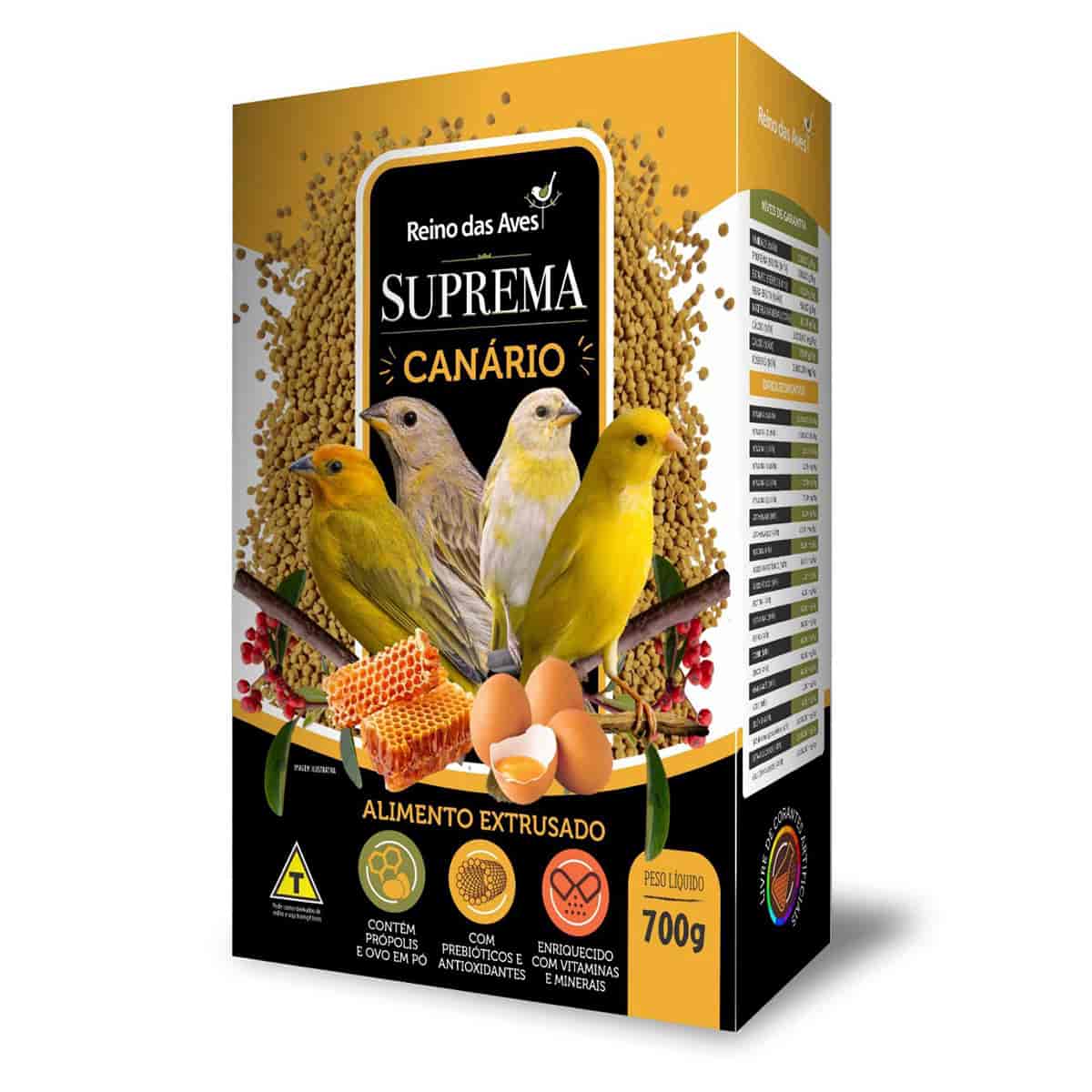 Ração Suprema Canário - Reino das Aves