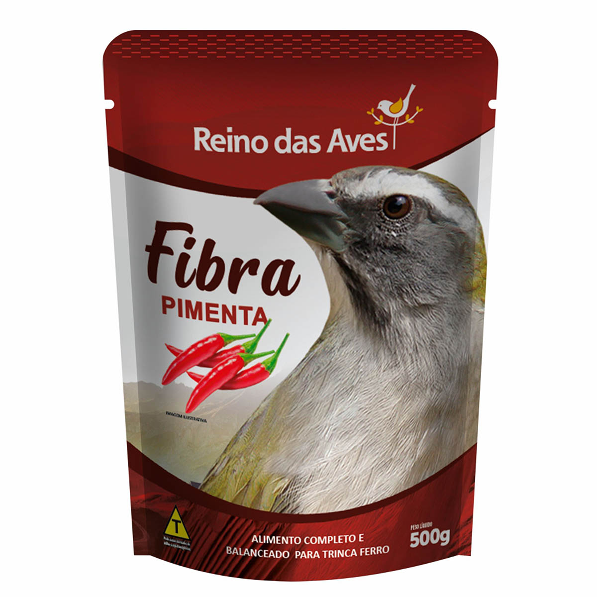 Ração Trinca Ferro Fibra Pimenta - 500g